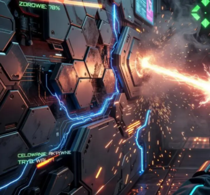 Ujęcia z intensywnego gameplayu i efektownej grafiki gry